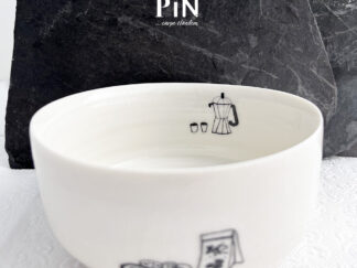 espressokanne bialetti szenenbilder porzellan schüssel einzelstück coni-pin